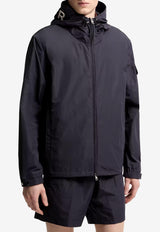 Moncler Sassiere Hooded Zip-Up Jacket Midnight Blue L10911A0015559876_74S