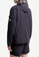 Moncler Sassiere Hooded Zip-Up Jacket Midnight Blue L10911A0015559876_74S