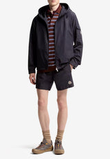 Moncler Sassiere Hooded Zip-Up Jacket Midnight Blue L10911A0015559876_74S