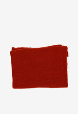 Botto Giuseppe Fine Knit Cashmere Scarf Orange 5505F101_0028