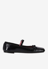 Vivetta Classic Bow-Strap Ballet Flats Black VS2CZ0004PC069_9000