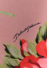 Dolce & Gabbana Rose Bouquet Print Midi Dress Pink F4CS8TFSA8QHF5ZN_BOUQUETROSE_40005401