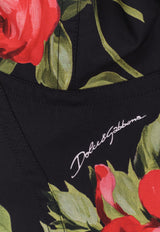 Dolce & Gabbana Rose Bouquet Print Bustier Top Multicolor F7BB1THS5UTHN5ZN_BOUQUET ROSE NERO_40005317