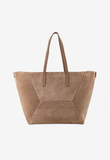 Brunello Cucinelli BC Duo Suede Tote Bag Brown MBDLB2571C2767_ANTELOPE_40000188