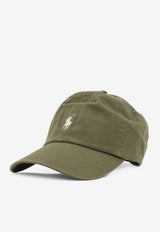 Polo Ralph Lauren Embroidered Pony Baseball Cap Green 710667709508_GARDEN TRAIL CREAM PP_48136961