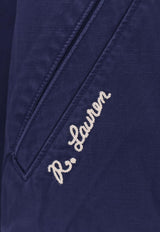 Polo Ralph Lauren Logo Varsity Bomber Jacket Blue 710P05069001_NEWPORT NAVY_48136896
