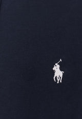 Polo Ralph Lauren Logo Embroidered Buttoned Shirt Navy 710798291001_AVIATOR NAVY_48136916