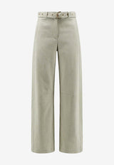 PINKO Lexy Wide-Leg Pants Gray 106492A2W6S79_Acqamare_44130088