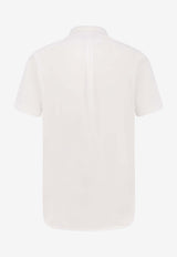 Polo Ralph Lauren Logo Embroidered Buttoned Shirt White 710798291002_White_48136917