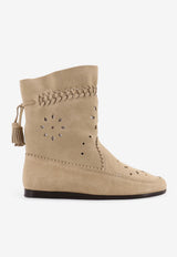 Isabel Marant Woosta Suede Ankle Boots Sand BO0254FAD1A23S23SD_SAND_41973255