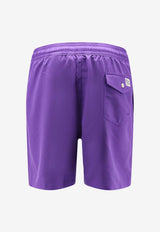 Polo Ralph Lauren Embroidered Pony Swim Shorts Purple 710957782505_CABANA PURPLE_48136827