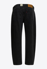 Washed Straight-Leg Jeans