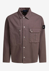 Stone Island Compass Patch Overshirt Jacket Purple 1200001S0J24V008F_81702cc6-ee06-468f-bf6b-9d3170738a0f