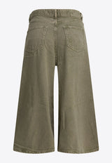 Denim Bermuda Shorts