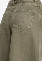 Denim Bermuda Shorts