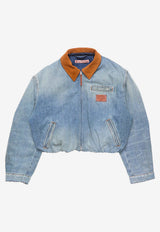 Acne Studios Faded Denim Jacket  Blue A90694DE/S_ACNE-AUZ