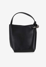 JW Anderson Corner Leather Bucket Bag Black HB0738LA0232_999