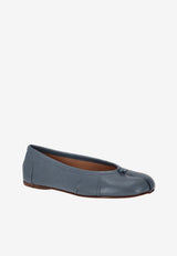 Maison Margiela Tabi New Leather Ballet Flats Blue S58WZ0127P3753_T6317