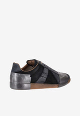Maison Margiela Replica Suede Low-Top Sneakers Black S57WS0524P7570_H1145
