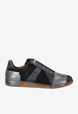 Maison Margiela Replica Suede Low-Top Sneakers Black S57WS0524P7570_H1145
