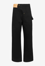 JW Anderson Twisted Workwear Jeans Black DT0102PG1595_999