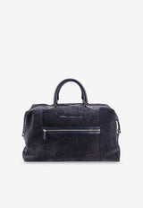 Kiton Ciro Paone Suede Weekend Travel Bag Blue UBA0148N0142001BLUE_Blue_42176933