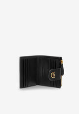 PINKO Love Birds Leather Zip Wallet Black 103610A0F1Z99Q_Black_44130138
