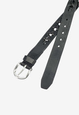 Our Legacy Metal-Buckle Leather Belt Black A2268PFBLACK_9479c677-dcf8-4db0-9943-a92432704464