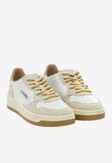 Autry Medalist Low Leather and Suede Sneakers Sand AULWBW03_57a31f08-ee2a-4836-af71-e2da3ac2551b
