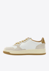 Autry Medalist Low Leather and Suede Sneakers Sand AULWBW03_57a31f08-ee2a-4836-af71-e2da3ac2551b