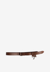 Miu Miu Monogram Leather Belt Brown 5CC7202G7U_F0GVP