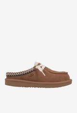 UGG Kids Girls Tasman Suede Flat Mules Chestnut 1175213K_CHE
