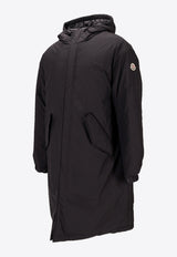Moncler Sicione Logo Patch Parka  Black K20911C000105984K_999