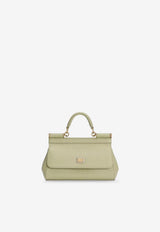 Dolce & Gabbana Mini Sicily Calfskin Top Handle Bag Green BB7116B100180527_Green_40005278