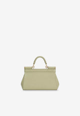 Dolce & Gabbana Mini Sicily Calfskin Top Handle Bag Green BB7116B100180527_Green_40005278