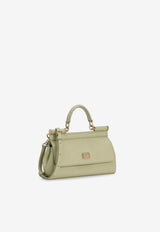 Dolce & Gabbana Mini Sicily Calfskin Top Handle Bag Green BB7116B100180527_Green_40005278