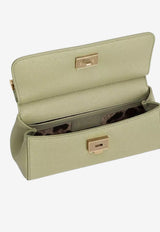 Dolce & Gabbana Mini Sicily Calfskin Top Handle Bag Green BB7116B100180527_Green_40005278