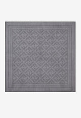 Fendi Patterned Silk-Blend Scarf  Gray FXS384AWU0F0QK8_Light Grey_42822729