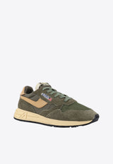Autry Reelwind Low Suede Sneakers Green WWLMUT44KAHKI TAFFY_Kaki Arancio_44128606