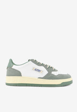 Autry Medalist Leather and Suede Sneakers White AULMBW02WHT MILIT_White_44128571