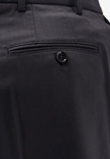 AMI PARIS Wool Tailored Shorts Black HSO827WV0194001_Black_48013858