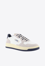 Autry Medalist Leather and Suede Sneakers Multicolor AULMBW04WHT VAPOR_Bianco grigio_44128598