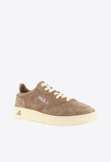 Autry Medalist Low-Top Suede Sneakers Brown AULMUH10CIGAR WHT_Marrone Bianco_44128580