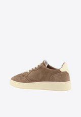 Autry Medalist Low-Top Suede Sneakers Brown AULMUH10CIGAR WHT_Marrone Bianco_44128580