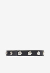 The Attico Studded Leather Belt Black 250WKE00027LBT019AA_100