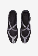 The Attico Floor 01 Ballet Flats Black 250WSH00871MIX024AA_100
