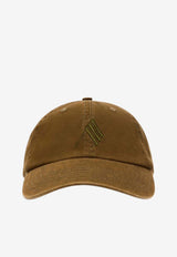 The Attico Logo Embroidered Baseball Cap Green 260WAC00041CCC131EM_081