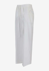 P.A.R.O.S.H Canyox Straight-Leg Pants White D232445CANYOX26_001