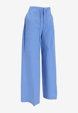 P.A.R.O.S.H Canyox Straight-Leg Pants Light Blue D232445CANYOX26_046
