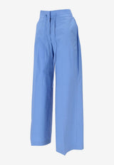 P.A.R.O.S.H Canyox Straight-Leg Pants Light Blue D232445CANYOX26_046